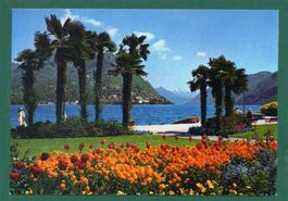 Lugano-Paradiso, sullo sfondo il Monte Brè, 1976, ungelaufen