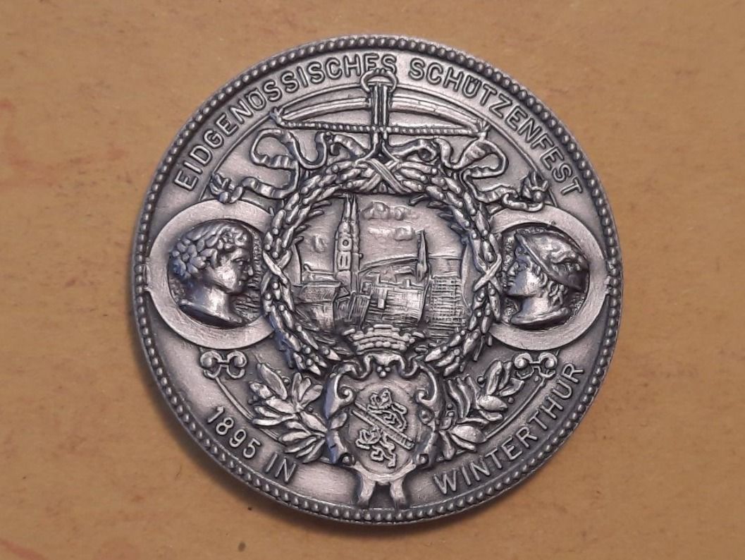 Médailles: Schützentaler Winterthur 1895 - Replika – D'occasion à Buchs SG par numispatica 1