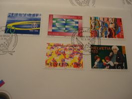 Sondermarken 1996, FDC Satz,  Einzel  + 4erblocks, 11 Belege