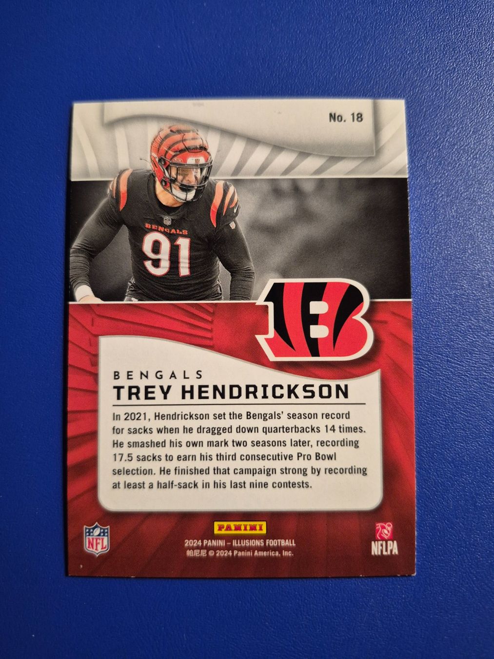 Panini Carte collezionabili: NFL Trey Hendrickson Cincinnati Bengals – Usato da Treiten venduto da Sauber73 1