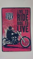 Plaque en metal vintage oldtimer Moto