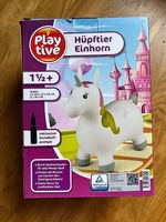 Hüpftier Einhorn Hüpfpferd mit Pumpe original verpackt