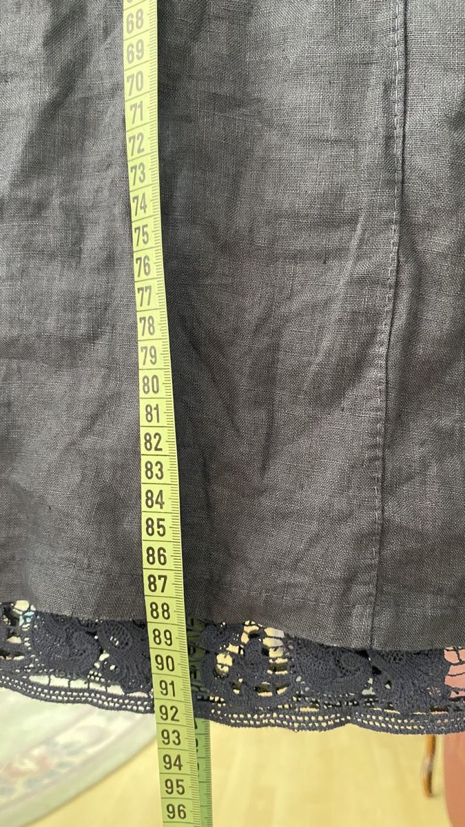 Kleider: Leinen Kleid Sommerkleid mit spitze – Gebraucht aus Obfelden von tan_9lj9 5