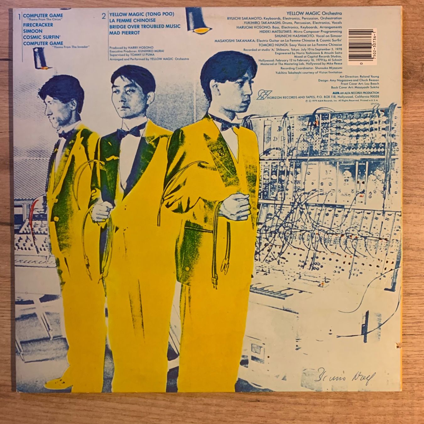 Schallplatten: YELLOW MAGIC ORCHESTRA - ... OG US 1979...VG++/VG++ – Gebraucht aus Gals von Diskopat 1