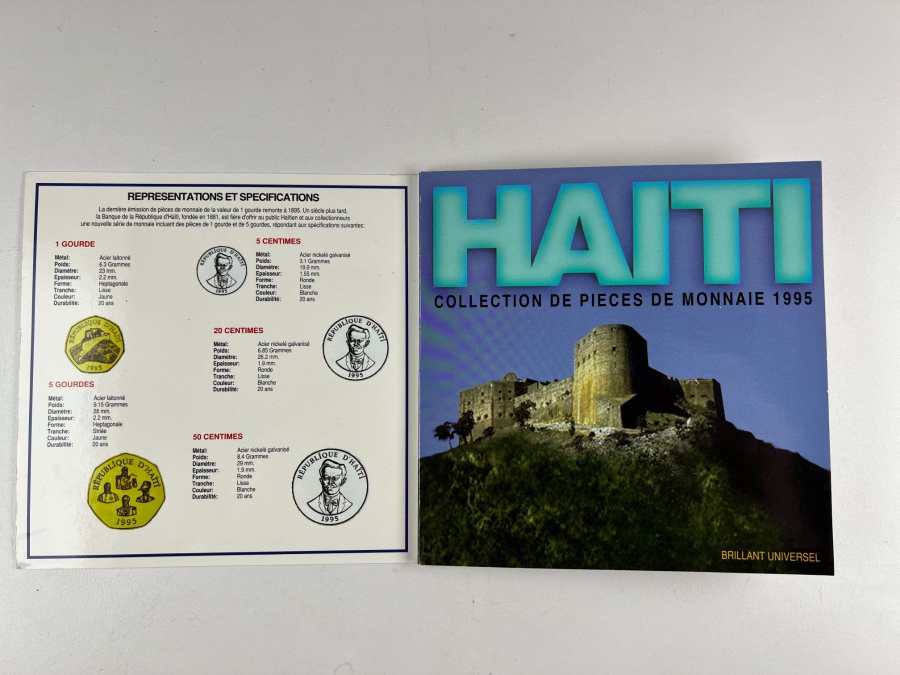 Alle Münzen: Haiti Münzsatz 1995 – Neu und originalverpackt aus Langenthal von Schmittchen 1