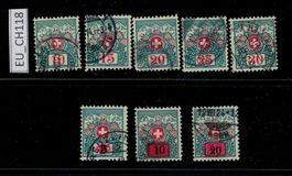 Schweiz, Portomarken 1910/24, EU_CH118