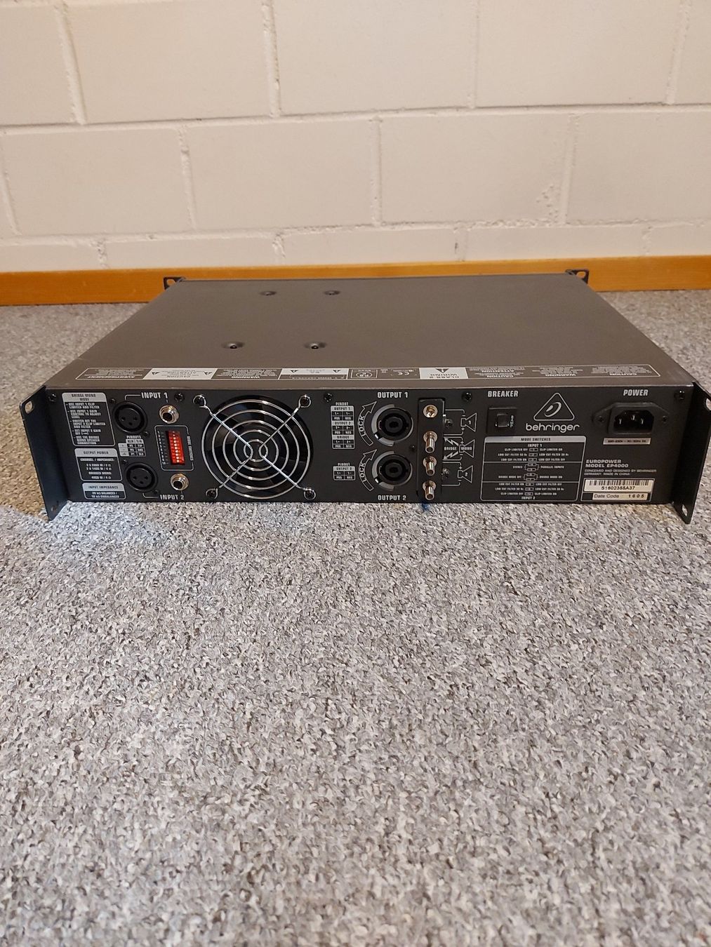 Behringer Verstärker: Behringer Europower EP4000  2x2000W – Gebraucht aus Wiedlisbach von Herby58 1