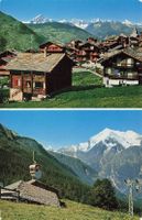 Grächen (VS) Panorama mit Bietschhorn Aletschhorn 14x9.5