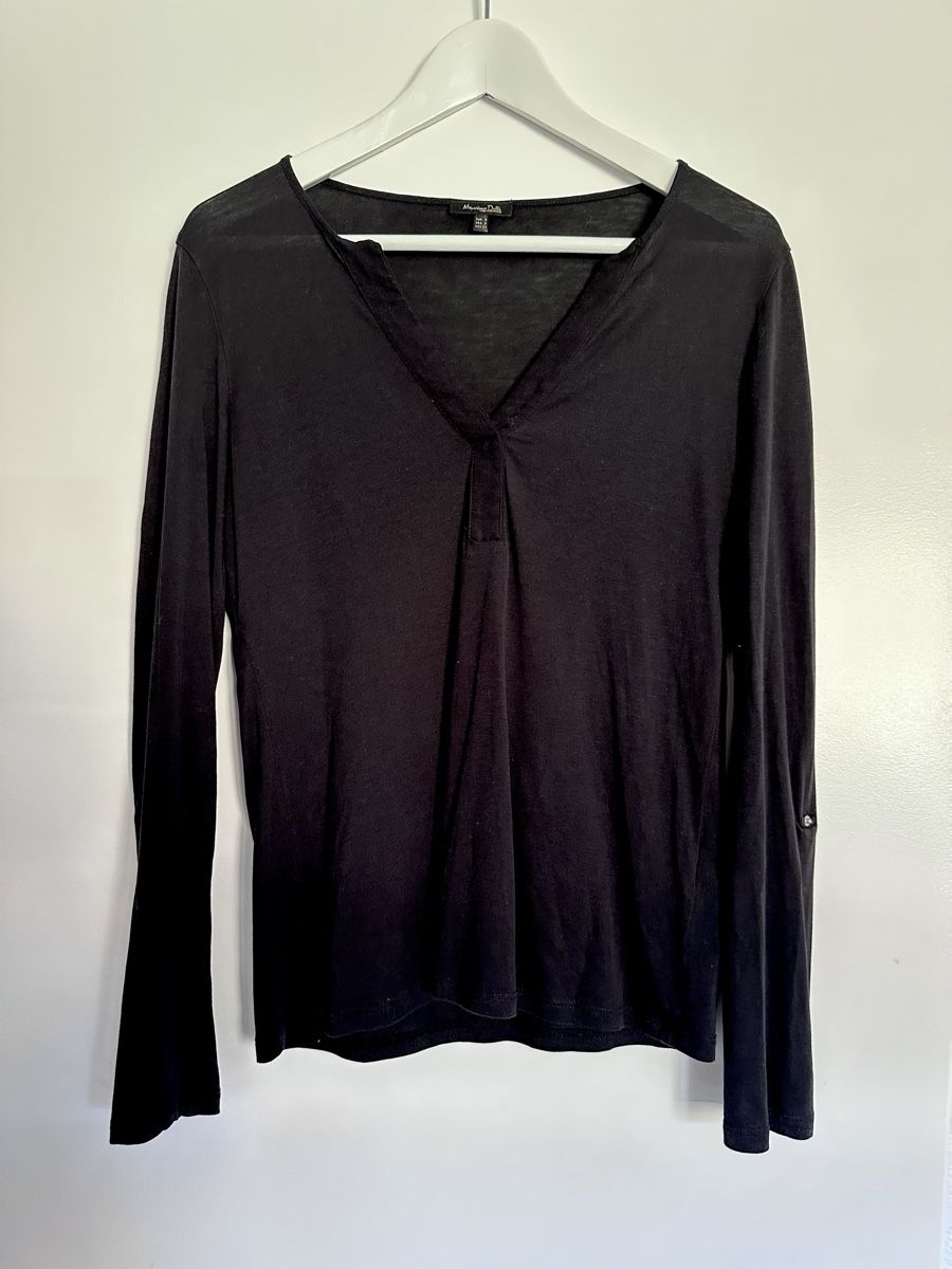 Massimo Dutti Blusen: Schwaze Bluse Massimo Dutti, Gr. S – Neu (gemäss Beschreibung) aus La Tour-de-Peilz von Sezanette_and_Cie 1