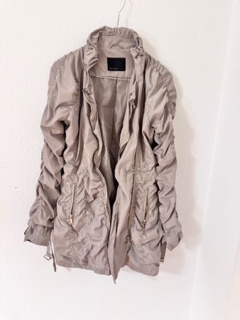 Übergangsjacke mit Raffung