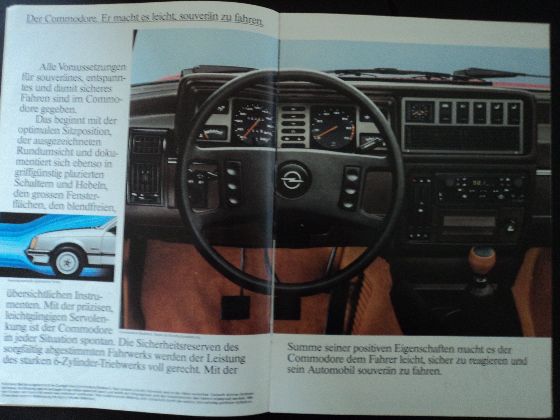 Opel Documenti: Prospekt Opel Commodore C 1981 – Usato da Schwarzenburg venduto da modelCARama 4