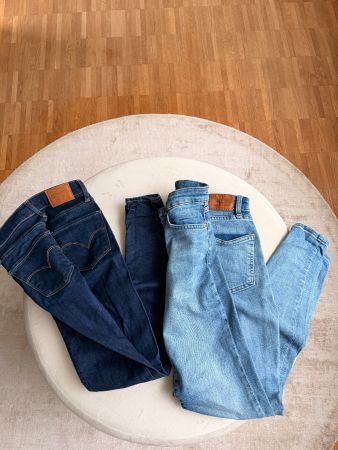2 Skinny Jeans Levis/Ralph Lauren 24 (Xs)