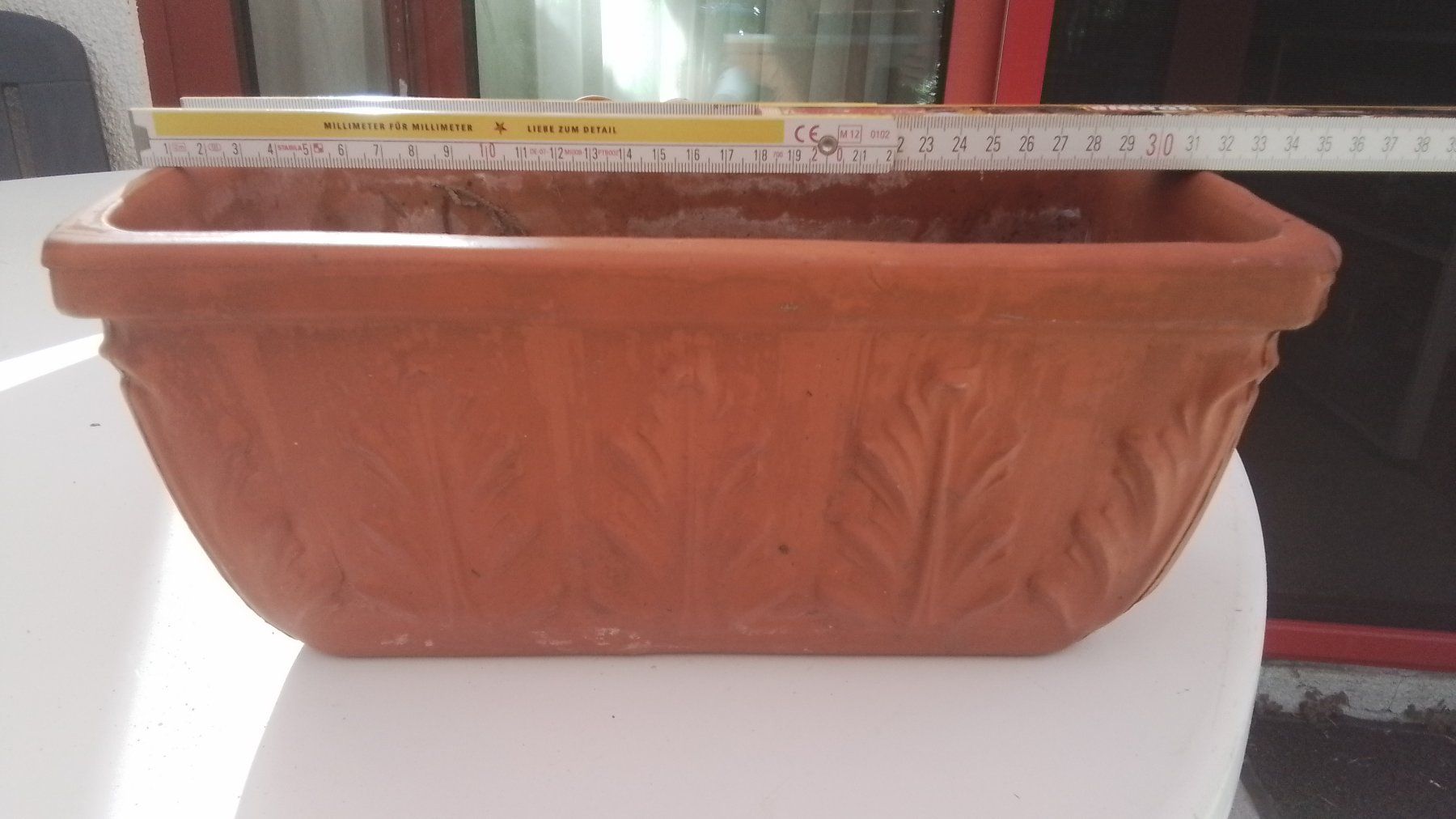 Vasi per fiori: Garten Blumentopf Schale Terracota mit Untersetzer – Usato da Oberurnen venduto da DVDL