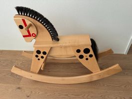 Schaukelpferd aus Holz, sehr guter Zustand, NP 299.-