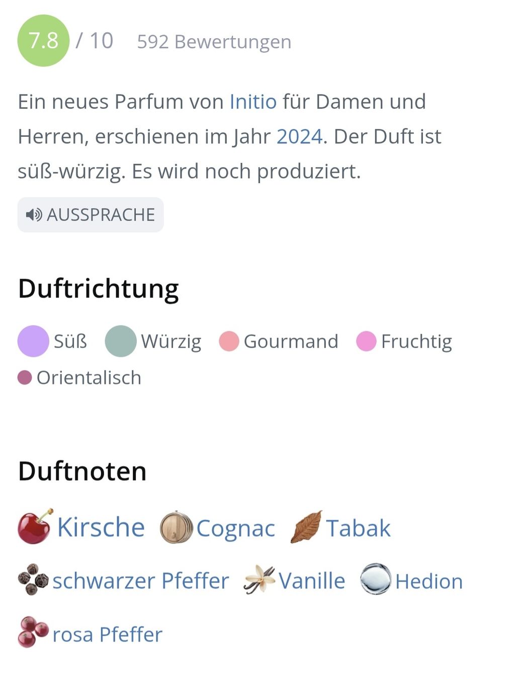 Initio Profumi & Eau de Toilette: 2 ml NARCOTIC DELIGHT INITIO ABFÜLLUNG – Nuovo (secondo la descrizione) da St. Gallen venduto da CaliSunshine 3