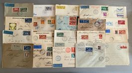 Schweiz: 20 Flugbelege