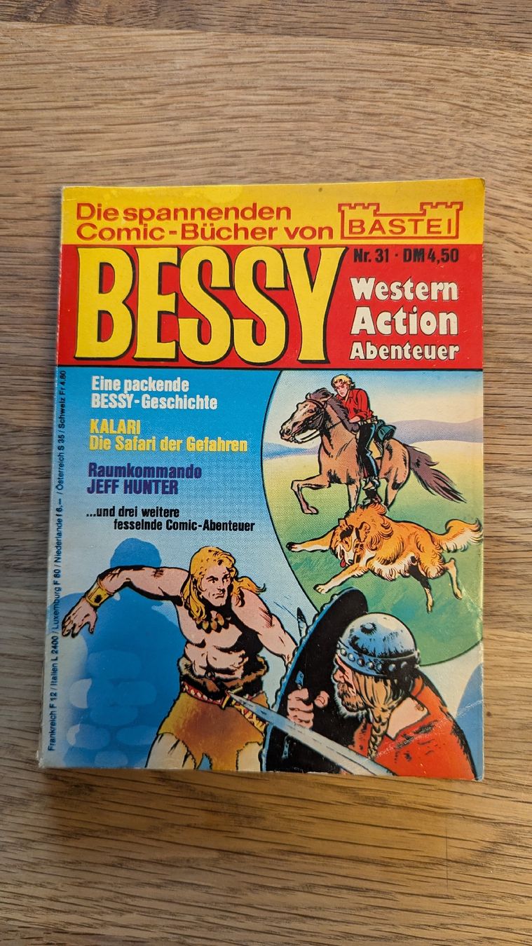 Fumetti: BESSY Comic Heft Nr. 31 Western Action Abenteuer – Usato da Rupperswil venduto da Svelos