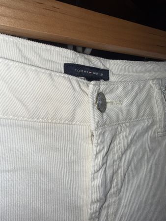 Tommy Hilfiger White Corduroy Trousers