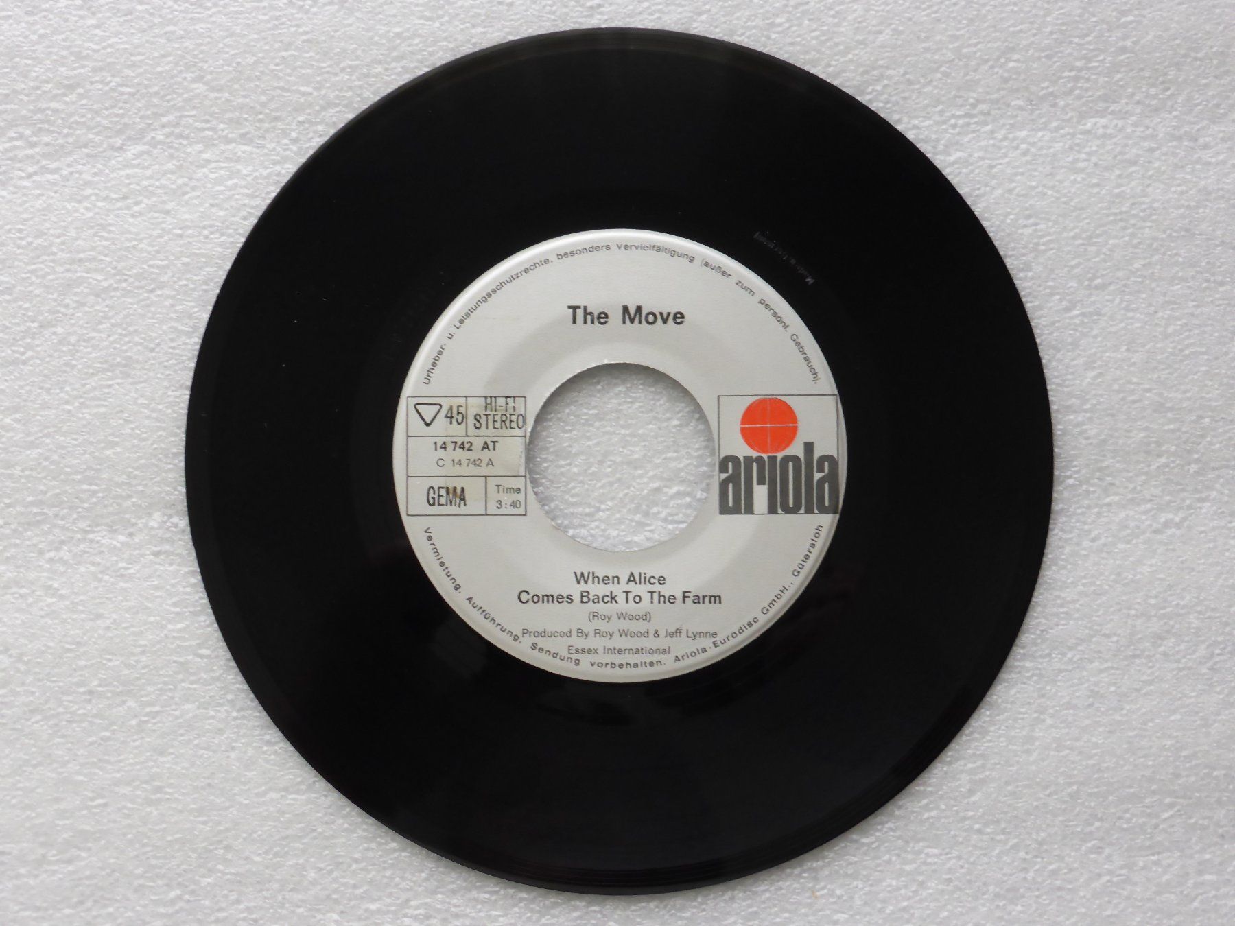 Dischi in vinile: Vinyl Single  THE MOVE – Usato da Küssnacht am Rigi venduto da Mondkinder 1