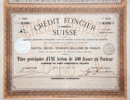 Crédit Foncier et Commercial Suisse, Genève - 1867