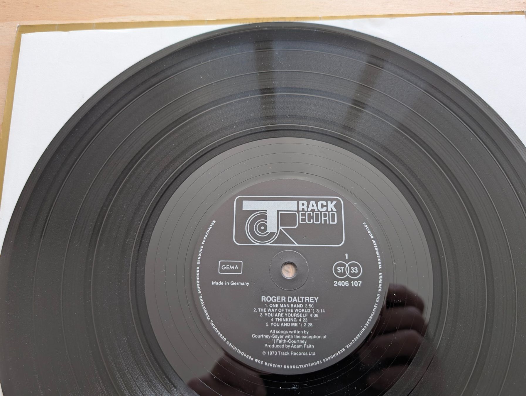 Schallplatten: Roger Daltrey ‎– Daltrey  D 73 – Gebraucht aus Ebikon von kisuM 6