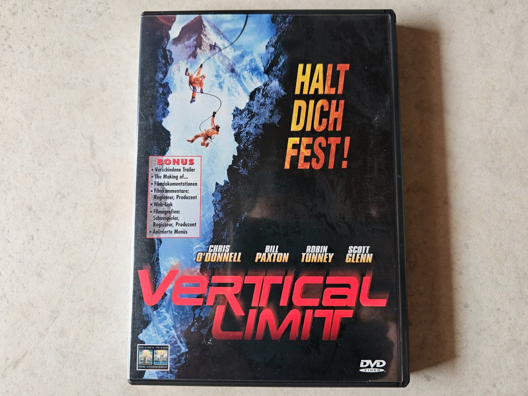 Tutti i DVDs: Vertical Limit  -  Halt dich fest! – Usato da Schneisingen venduto da backstore24