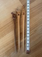 3 Haarnadeln aus Holz von Kenia