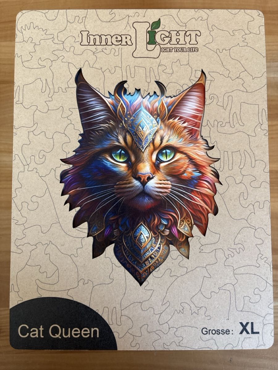Puzzle: Holz Puzzle / Katzen Königin – Usato da Rümlang venduto da Sambas19