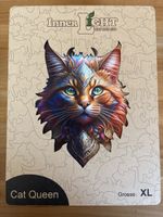 Holz Puzzle / Katzen Königin