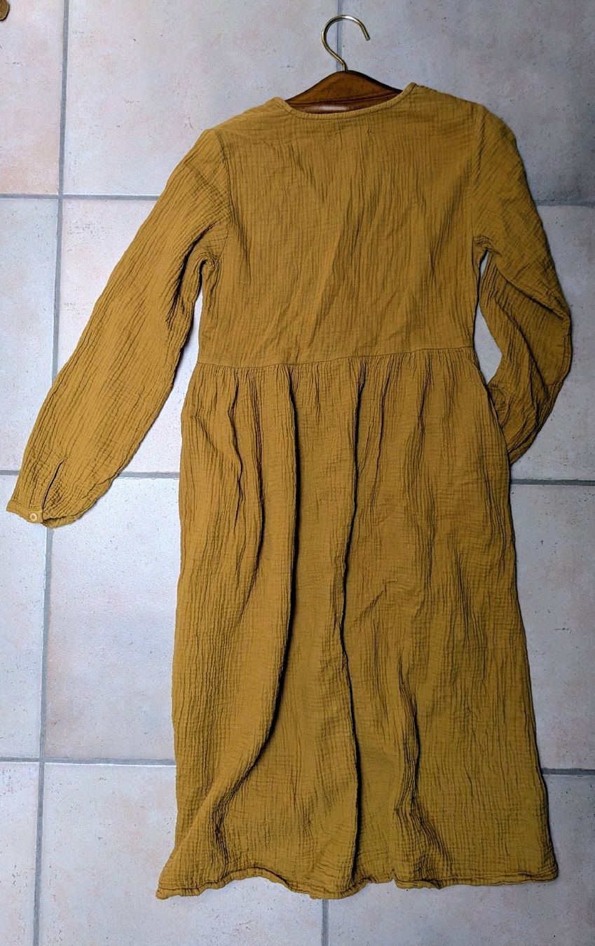 Twothirds Vestiti: Robe Twothirds moutarde - taille M – Usato da Euseigne venduto da Barbichette 1