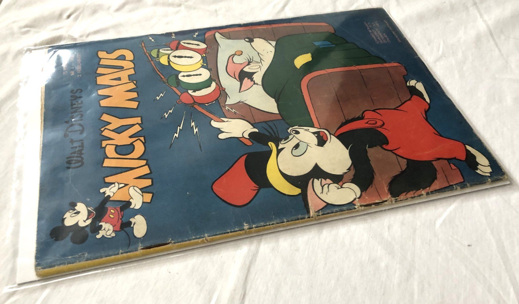 Fumetti: MICKY MAUS - Heft - Nr.4/1956 – Usato da Schaffhausen venduto da durruti 1