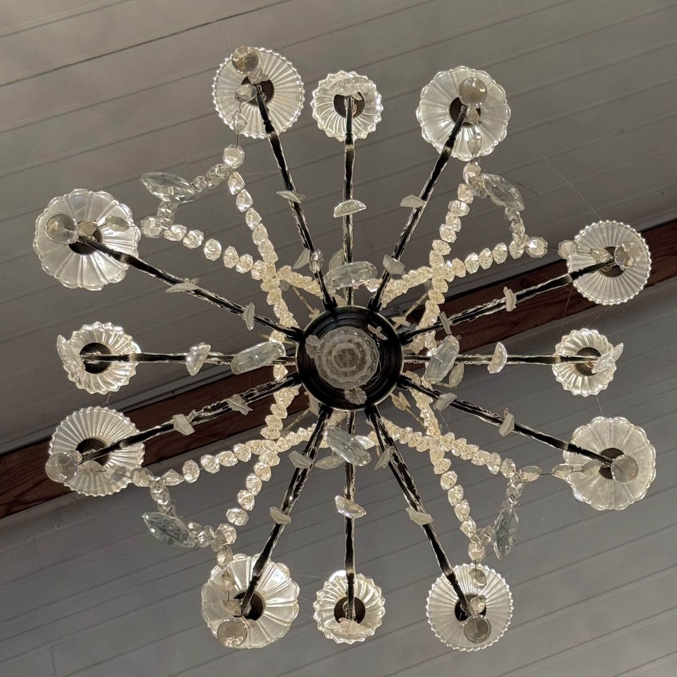 Lampadari & plafoniere: Original Bleikristall-Kronleuchter – Usato da Thürnen venduto da leinibeini 1
