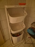 Wäschekorb Wäscheständer Wäschesystem weiss