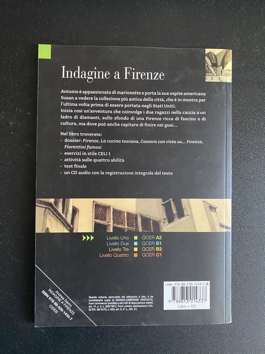 Libri: Taschenbuch Indagine a Firenze – Usato da Samedan venduto da alwi_611 1