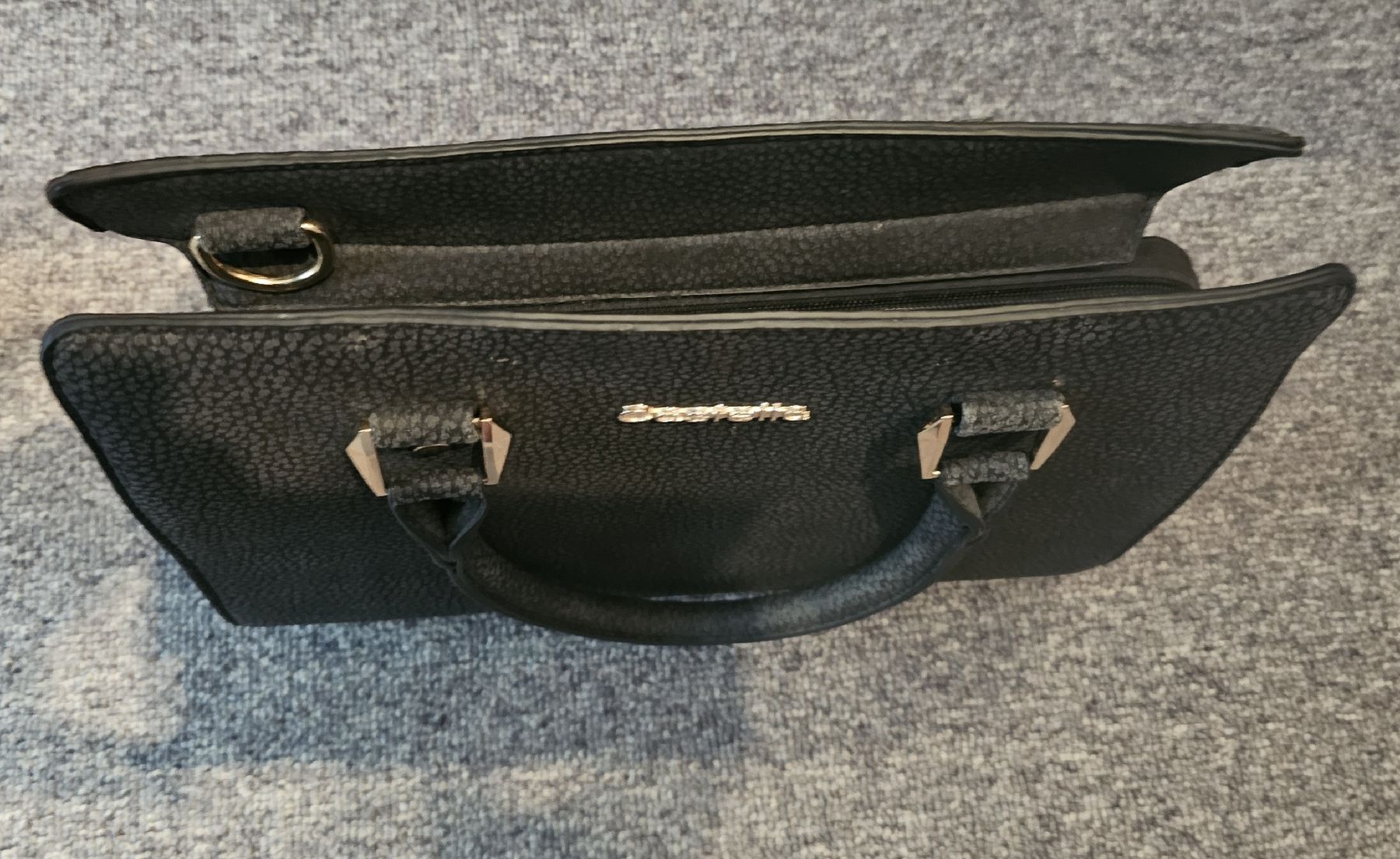 Borse da donna: Henkeltasche mit Schultergurt, anthrazit, top Zustand – Nuovo (secondo la descrizione) da Arbon venduto da Flyaway8 5
