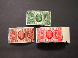 England 1935  Lot Mi. 189-91 **  (3385)