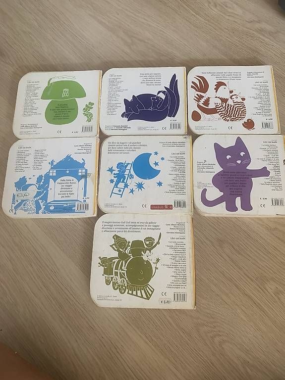Libri: Lotto 7 libri per bambini I Libri coi Buchi  – Usato da Cadro venduto da gio_w5nc