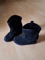 Schwarze kuschelige Stiefel Gr. 38 Pumo Absatz 10 cm hoch
