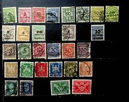 ALLEMAGNE DETSCHES REICH TIMBRES OBLITÉRÉS 1923-25/ T979