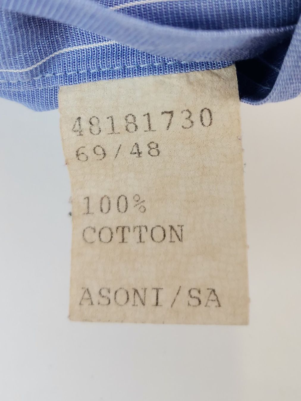 Strellson Chemises: STRELLSON Herrenhemd blau/weiß gestreift Gr.44 – D'occasion à Schaffhausen par Restwert_SH 7