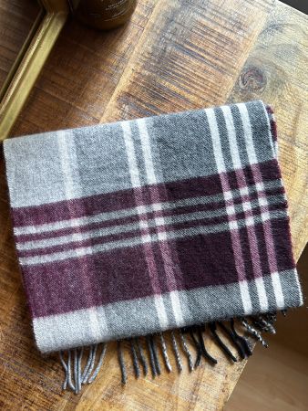 Black Brown 100% Cashmere Schal