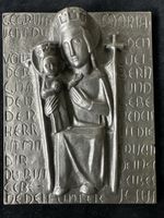 Religiöse Tafel. Möglicherweise aus Bronze. Gegrüsst seist d