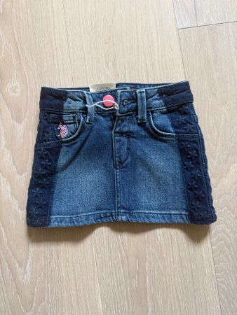 US Polo ASSN Mädchen Jeansrock, Gr. 98/104, Neu!