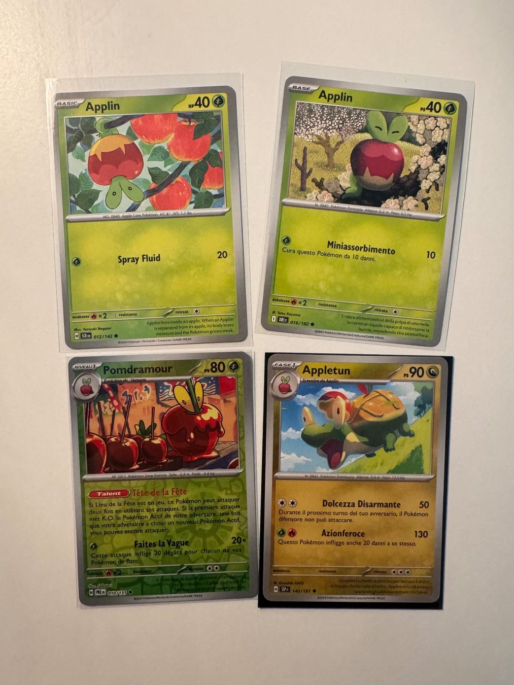Pokémon Carte collezionabili: Applin and Appletun – Nuovo (secondo la descrizione) da Lumino venduto da mar_9pn2