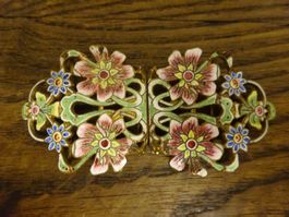 Jugenstil Schnalle Cloisonné