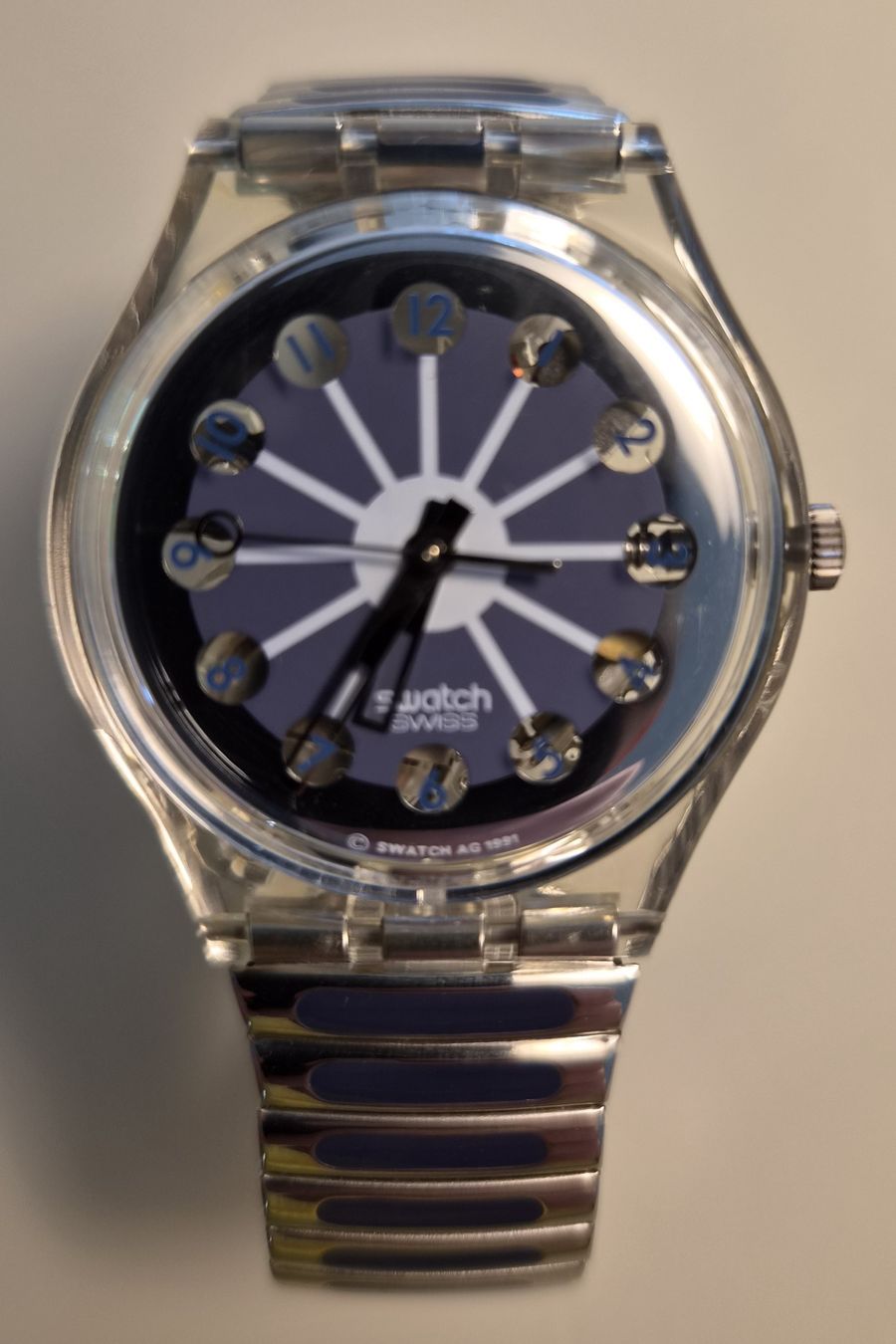 Swatch Uhren: Swatch Gent Flex BLUE SEGMENT – Gebraucht aus Rüschlikon von Dave830
