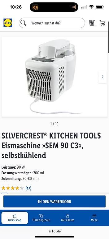 Appareils de cuisine: Glacemaschine/Eismaschine – Neuf (Voir description) à Winterthur par ele_58r8 1