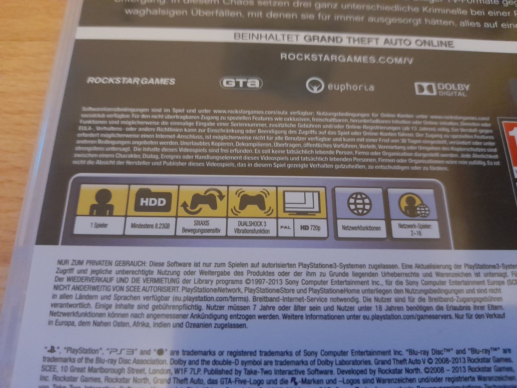 Sony Spiele: Grand Theft Auto V Playstation 3 – Gebraucht aus Lustmühle von chevi03 3