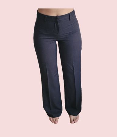 BERSHKA Pantalon gris taille 36