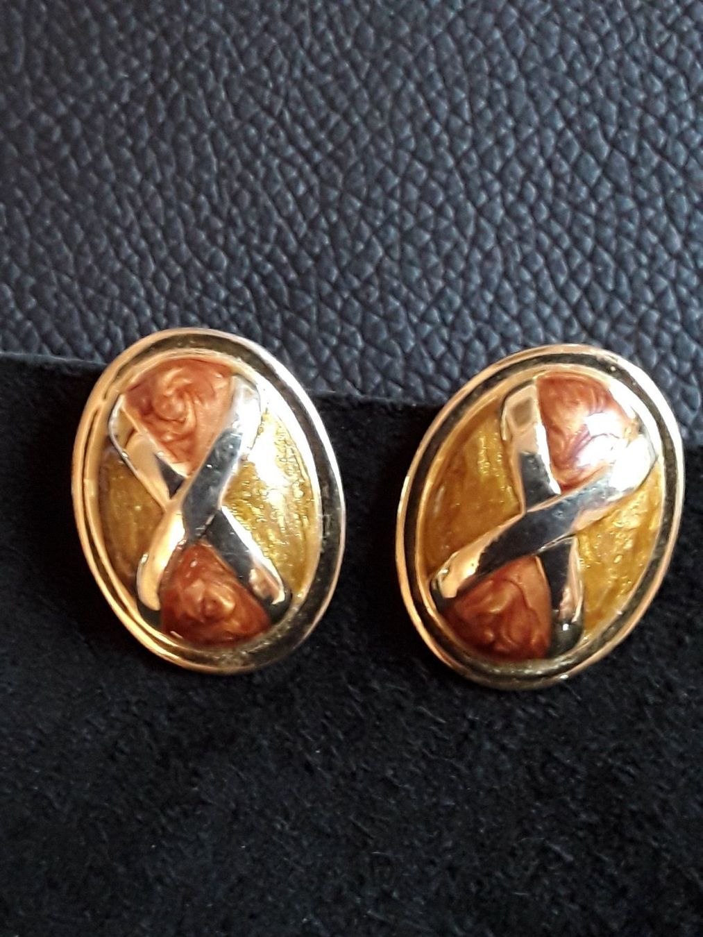 Ohrringe & -stecker: Vintage 80er Email Ohrclips NEU – Neu (gemäss Beschreibung) aus Zürich von helsan 5